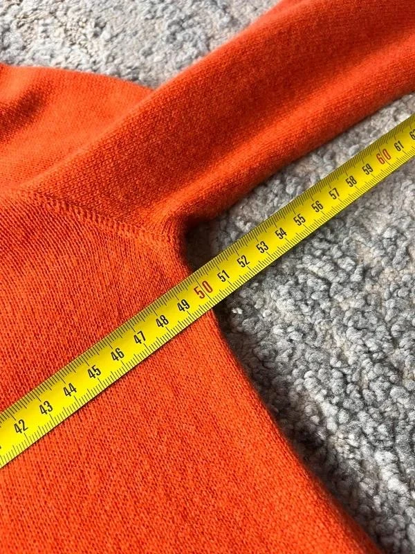 Ralph Lauren Women’s orange cashmere hoodie Size S – photo 9